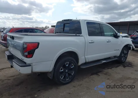 2021 Nissan Titan Platinum Reserve 4X4 from USA, damaged, VIN 1N6AA1EDXMN502667